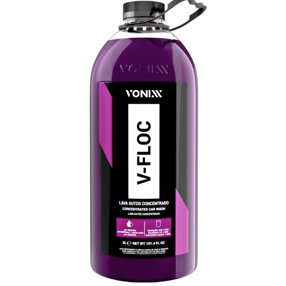 Shampoo Automotivo Lava Auto Concentrado V-floc 3l Vonixx
